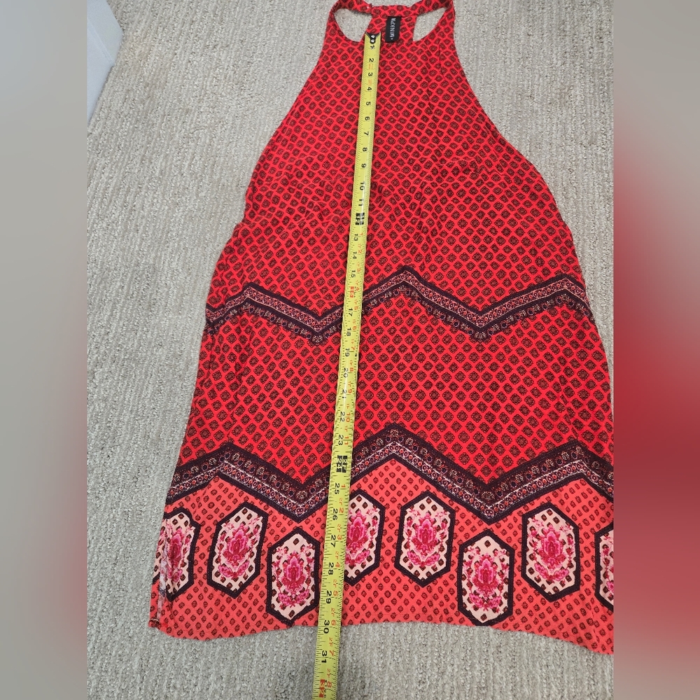 MINKPINK Red Asymmetrical Halter Sundress - Picture 5 of 7
